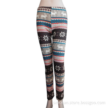 New Lady&#39;s 98%polyester 2%spanderar leggings